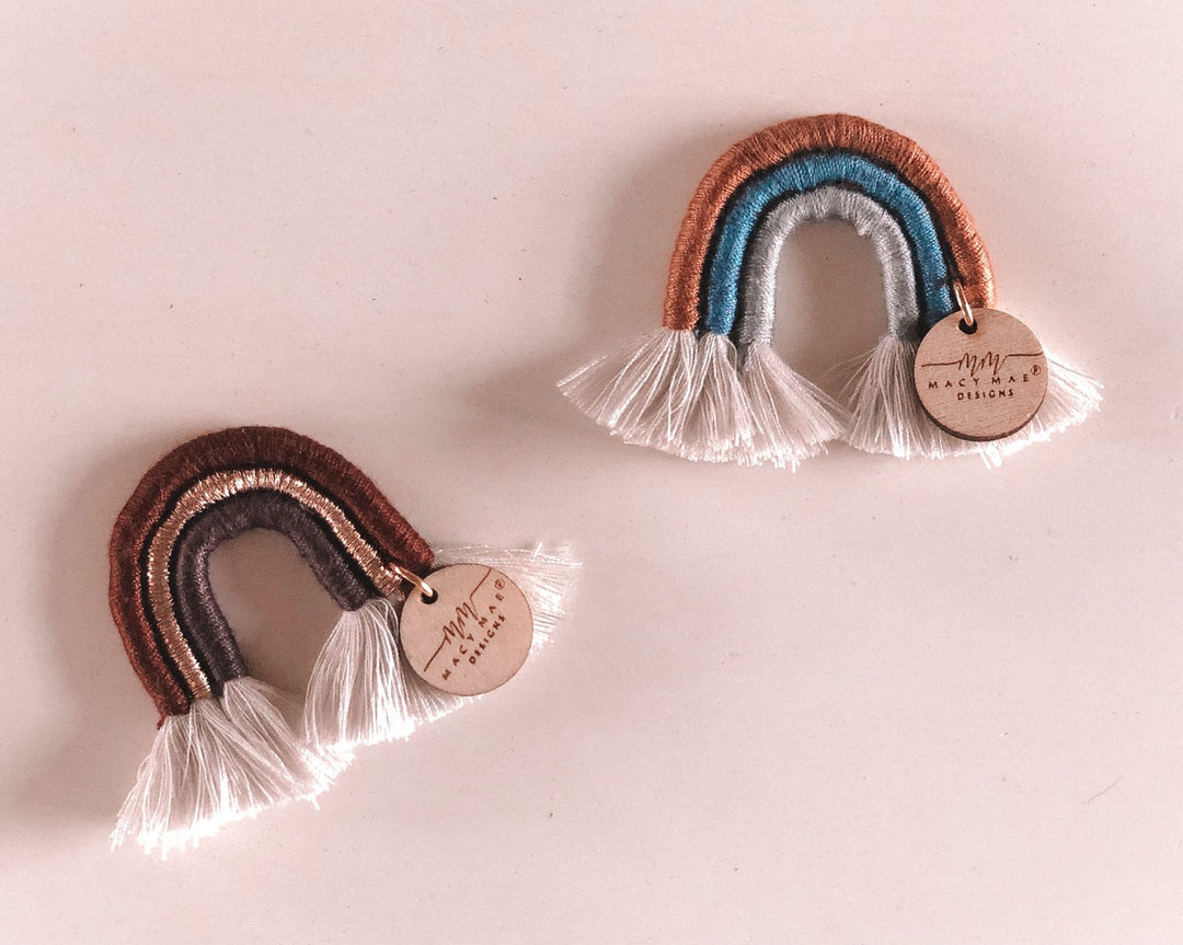 Boho Rainbow Wall Hanging | Two Colors