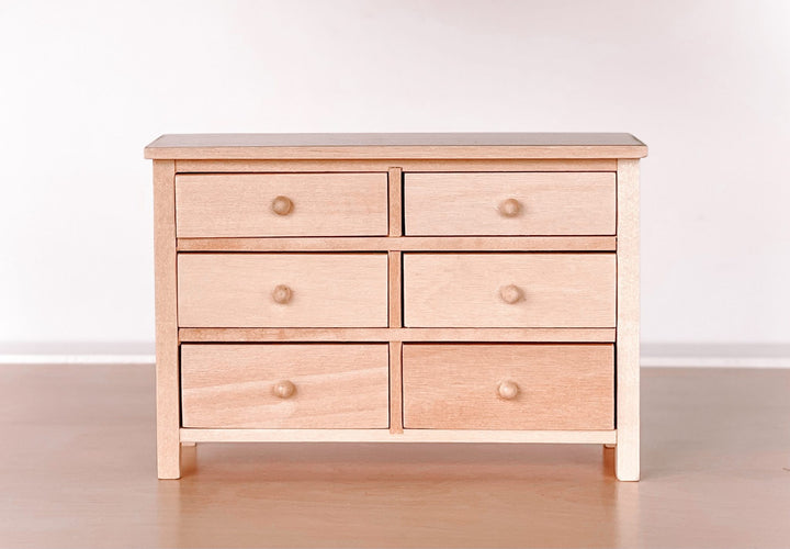 *PRE-ORDER* Wide Dresser | Wood Knobs