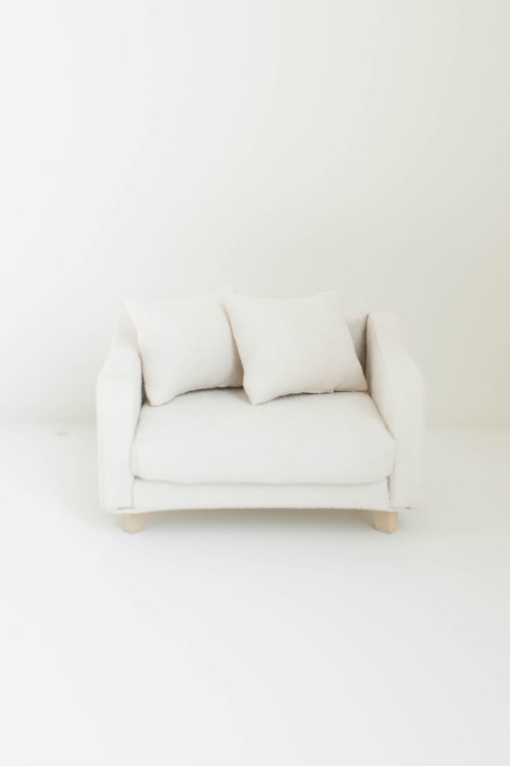 PREORDER Adelaide Scoop Arm Accent Chair | Pearl White