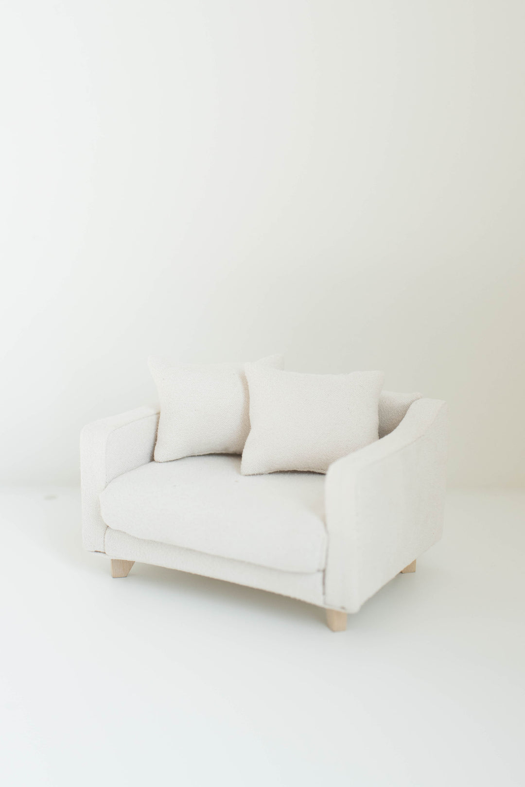 Adelaide Scoop Arm Accent Chair | Pearl White