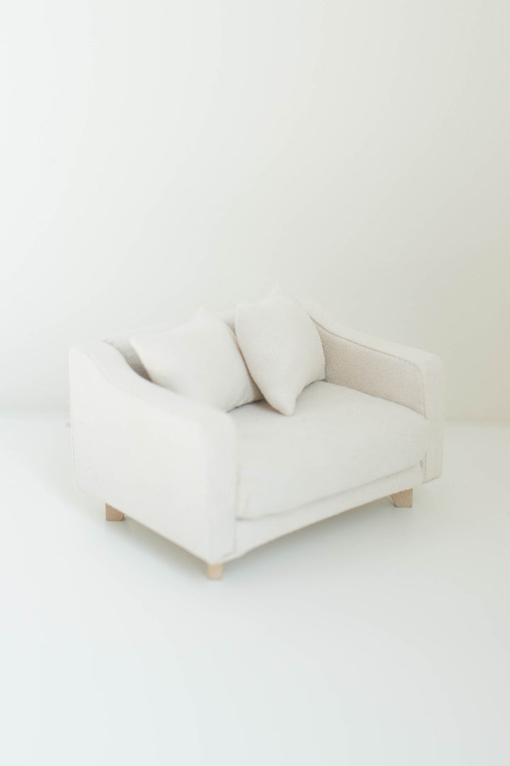 PREORDER Adelaide Scoop Arm Accent Chair | Pearl White