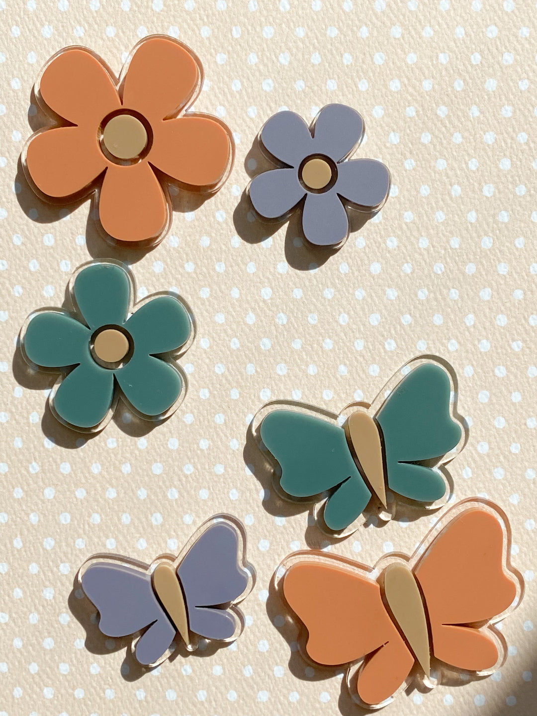 Butterflies + Flowers Wall Decor | Sienna + Teal + Purple