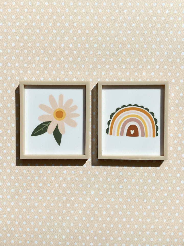 Framed Wall Prints | Flower or Rainbow