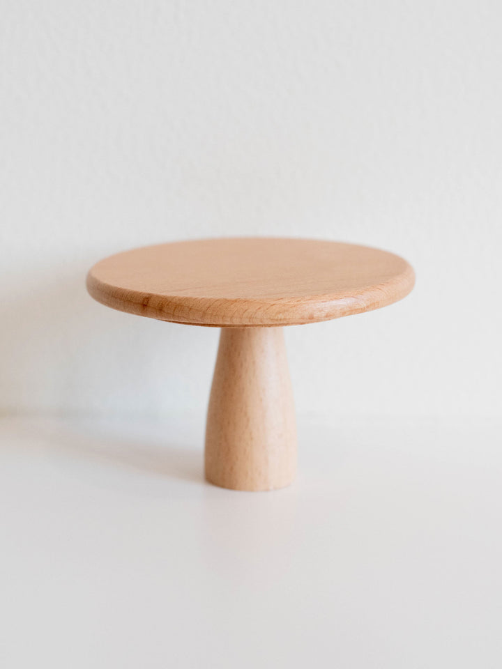 *FLAWED* Round Bistro Dining Table | Natural Wood