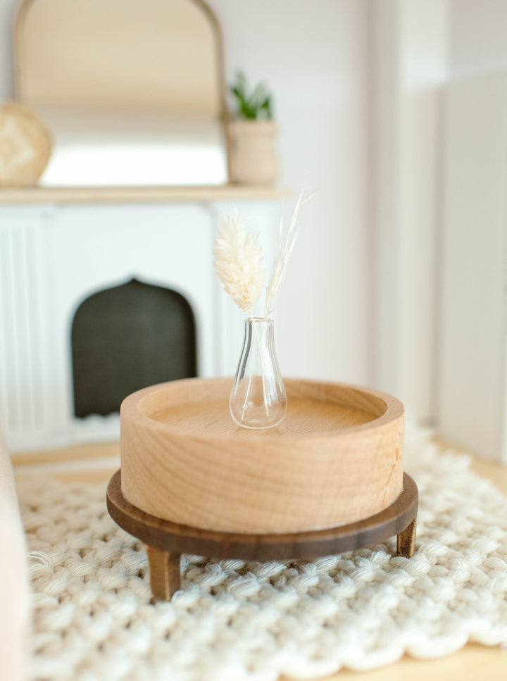 Salerno Round Wood Two-Tone Coffee Table