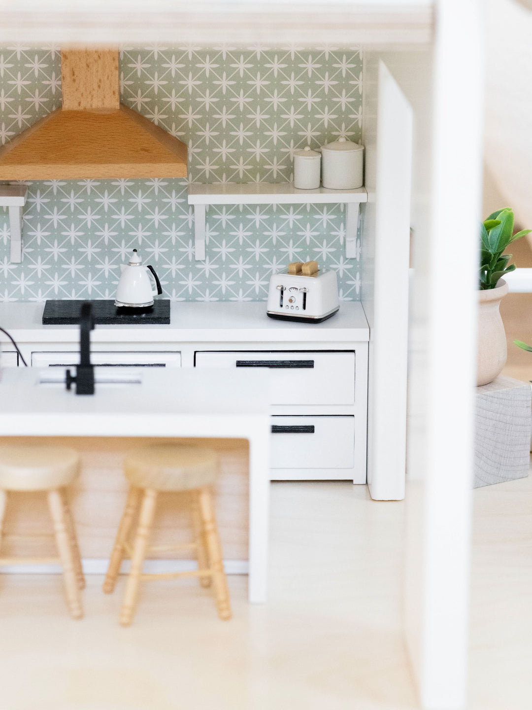 Bracketed Wall Shelf | Two Finishes