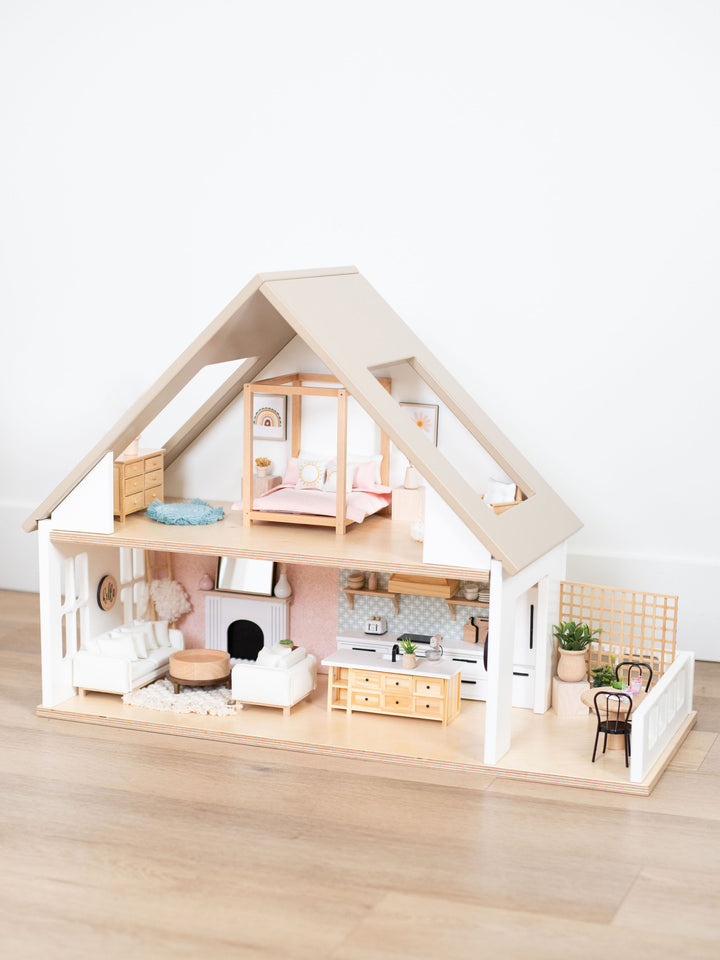 Cozy Cottage Dollhouse | Unfurnished