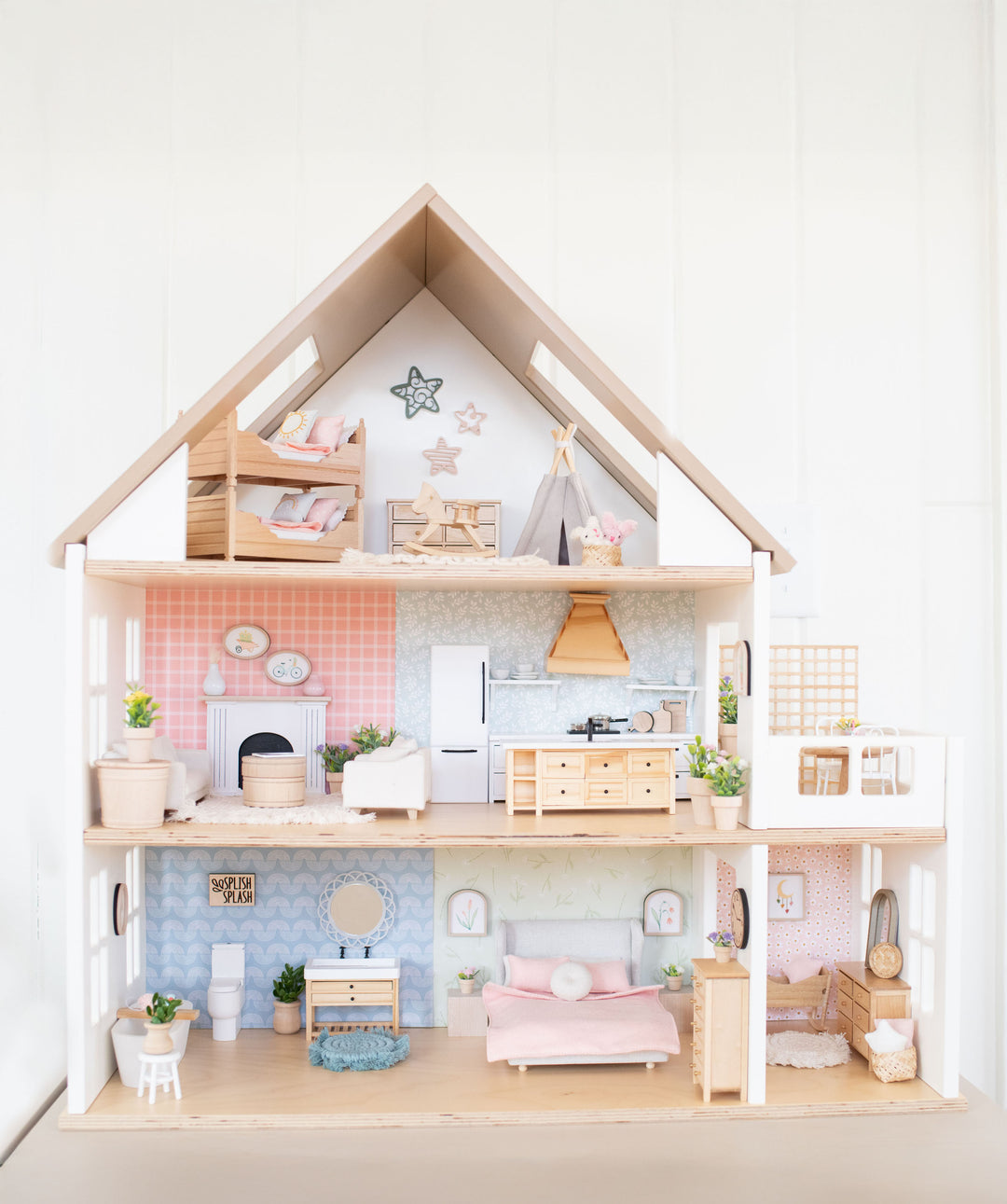 Oak Street Dollhouse | Unfurnished