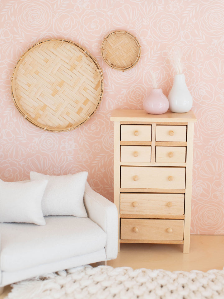 Tall Dresser | Wood Knobs