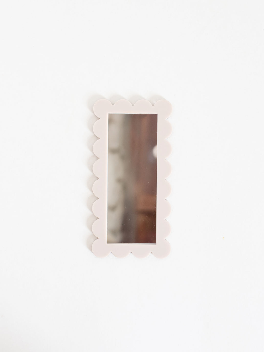 Scalloped Floor Mirror | Various Colors