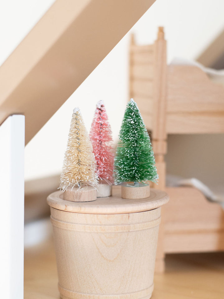 Mini Bottle Brush Tree Set