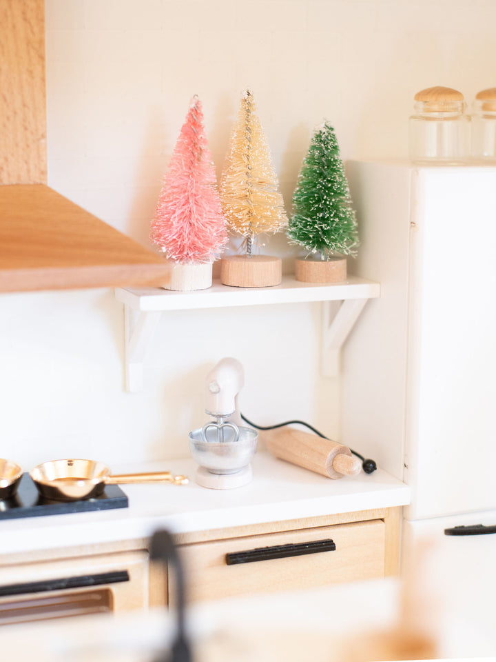 Mini Bottle Brush Tree Set