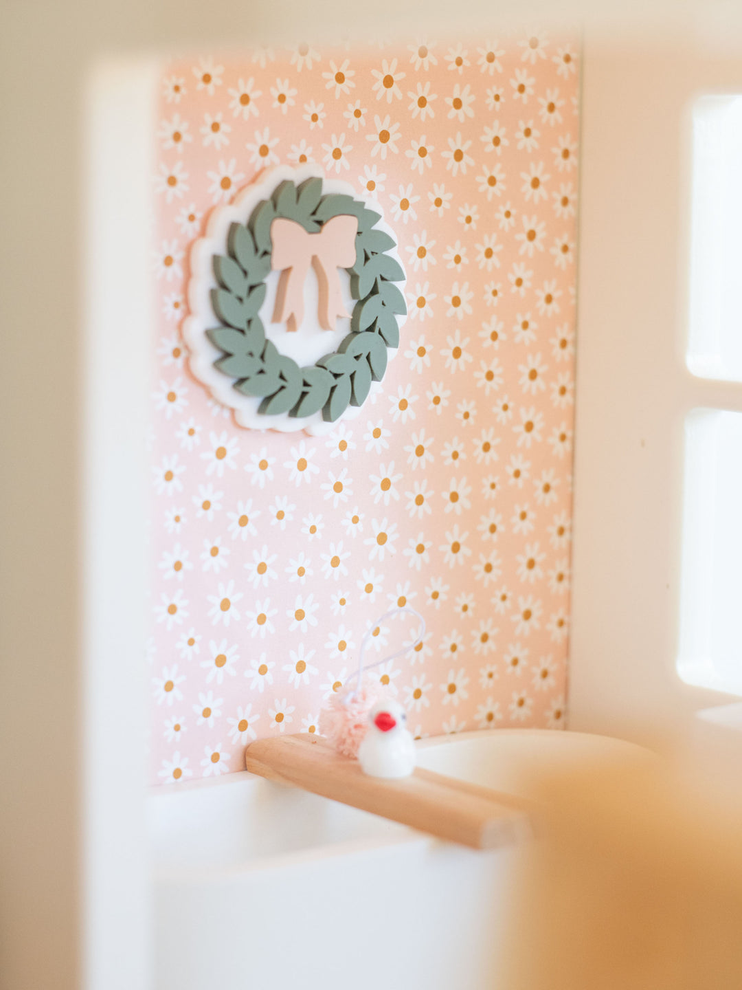 Acrylic Christmas Holiday Wreath | Fern & Blush