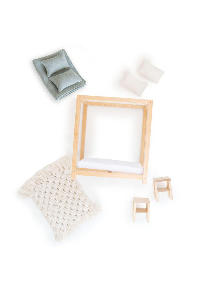 Sleek Bedroom Bundle | Sage Green Bedding