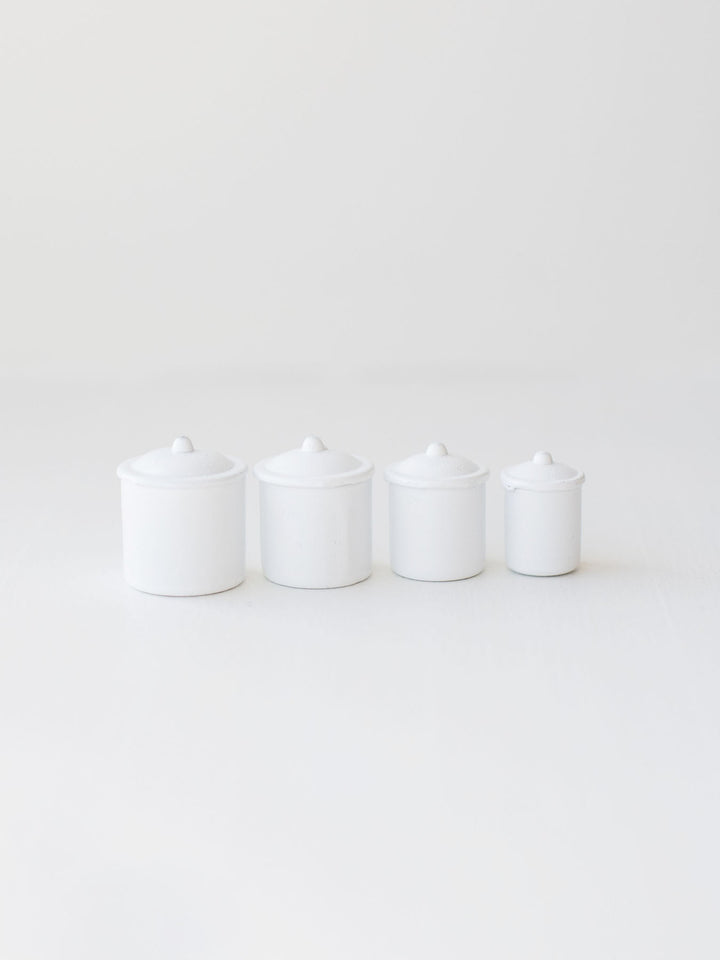 Kitchen Canister Set | White