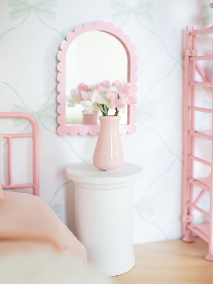 Petal PInk Mirror Collection | Dollhouse Miniature Wall Accessories &amp; Decor