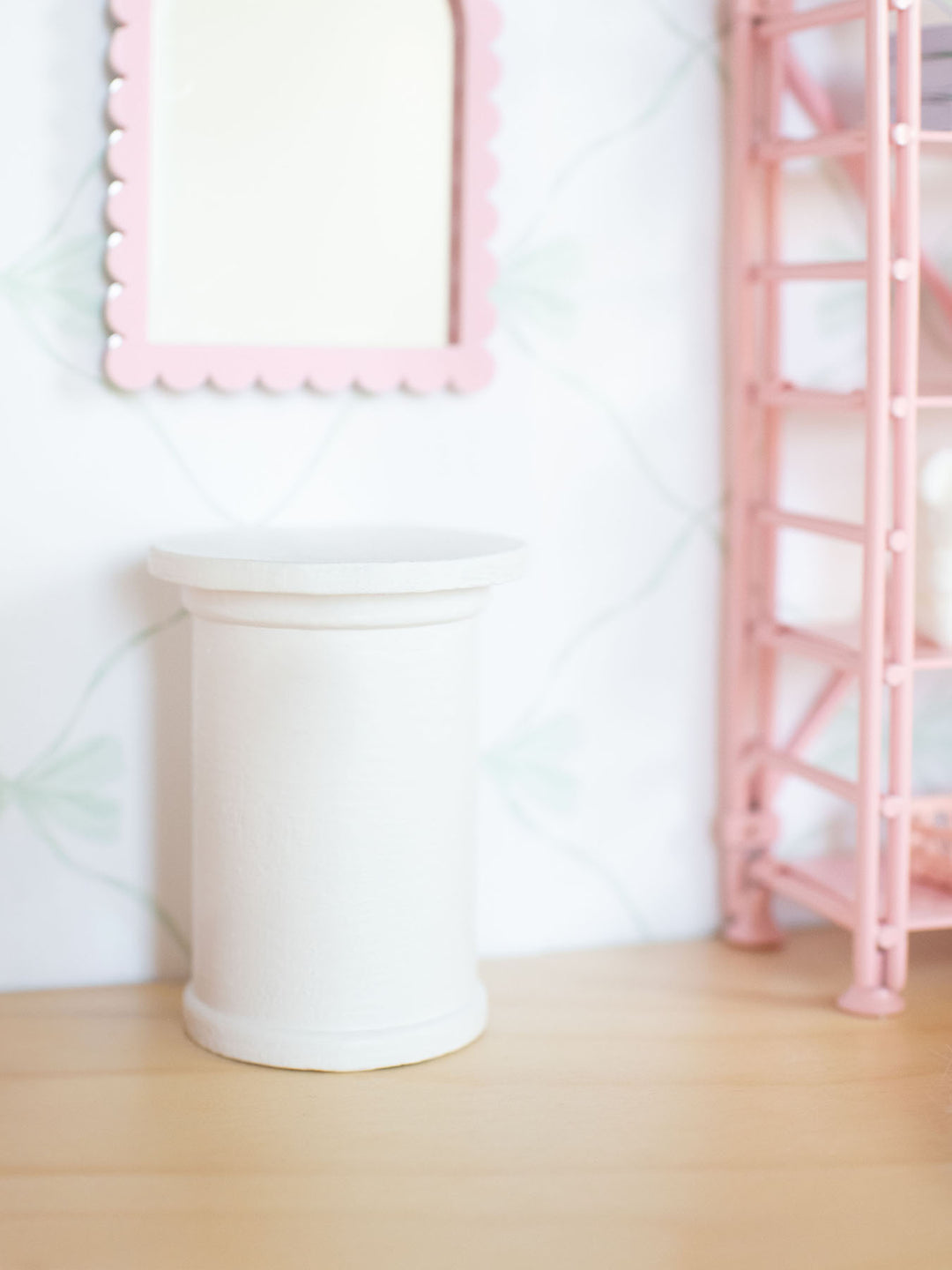 Isla Drum End Table | Dollhouse Miniature Furniture