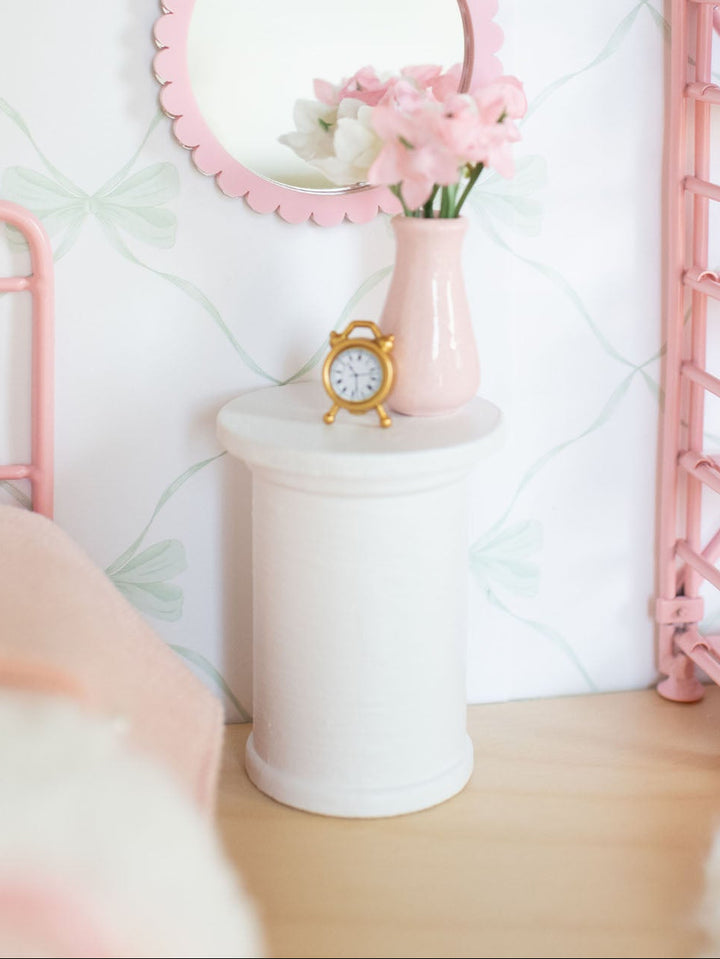Isla Drum End Table | Dollhouse Miniature Furniture