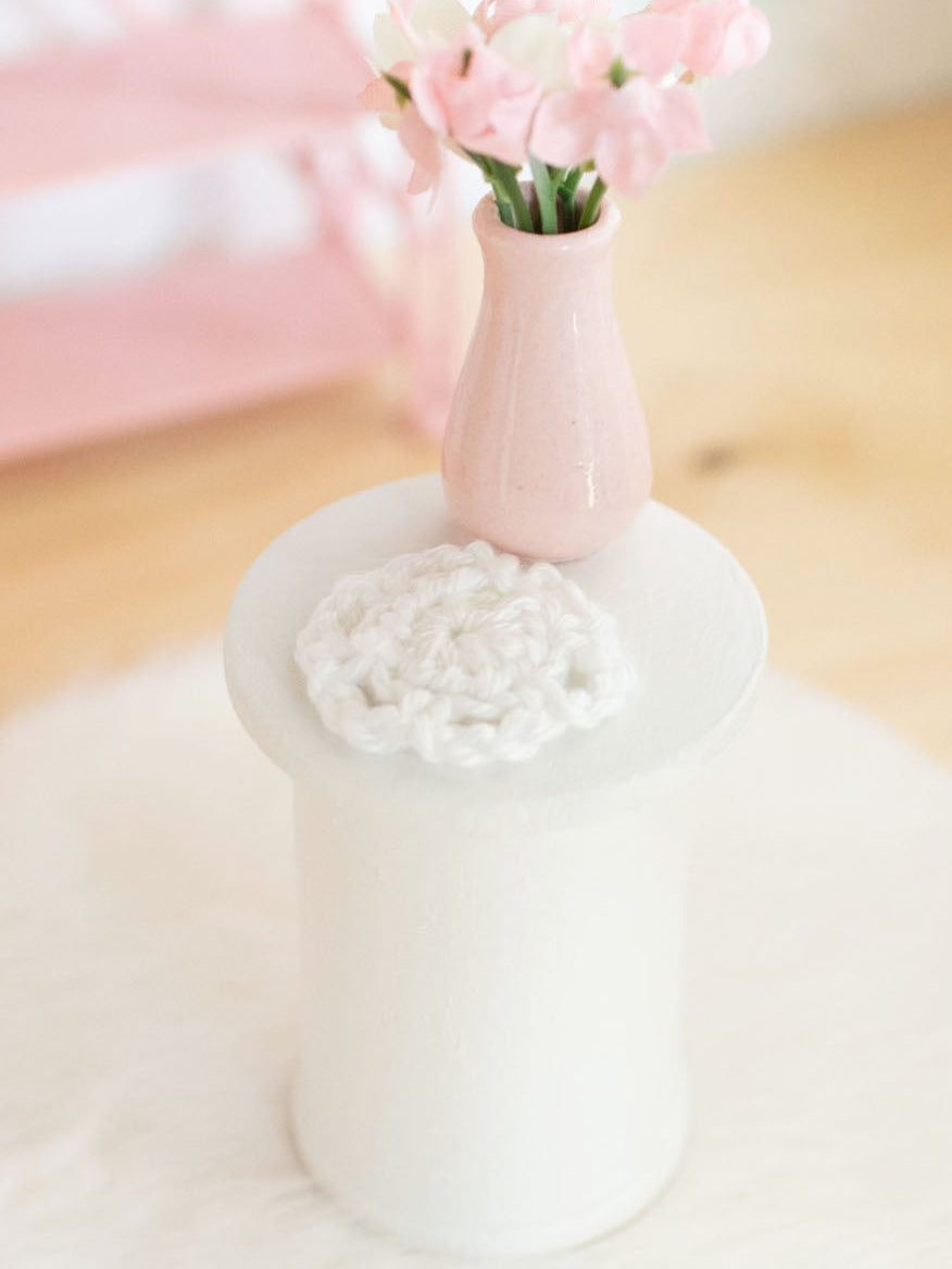 Heirloom White Doily | Dollhouse Miniature Accessories &amp; Decor