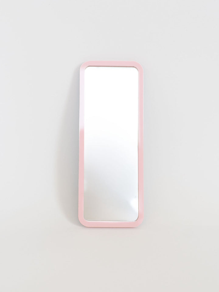 Rosewater Pink Floor Mirror | Dollhouse Miniature Accessories &amp; Decor