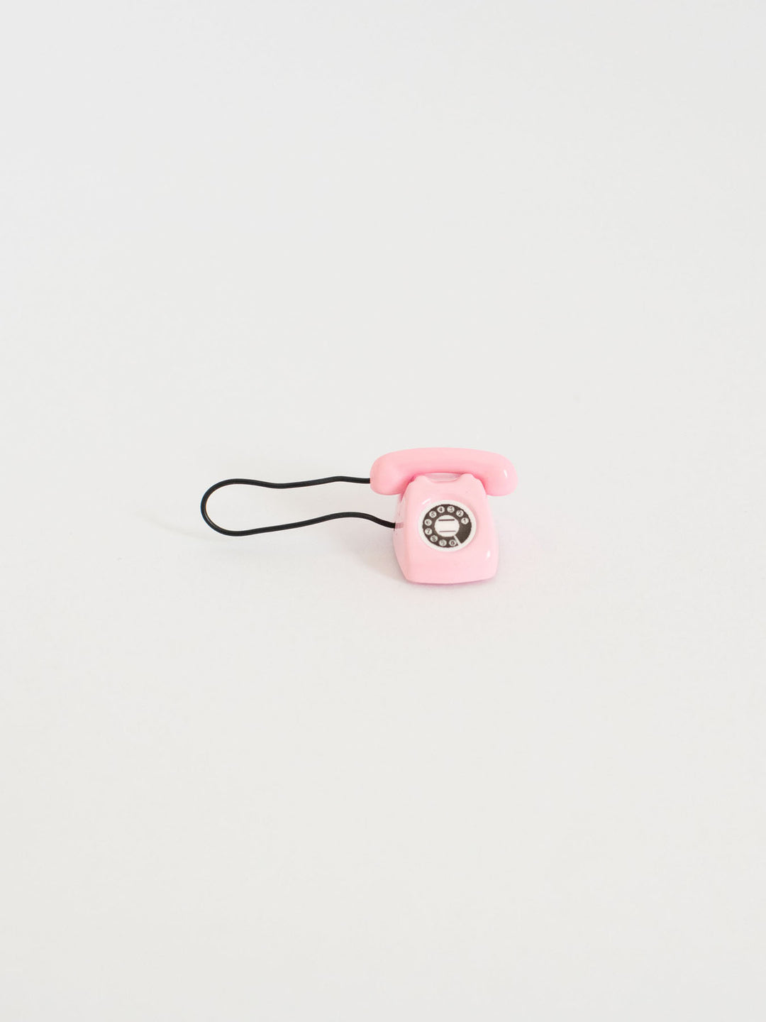 Tabletop Rotary Phone | Pink | Dollhouse Miniature Accessories &amp; Decor