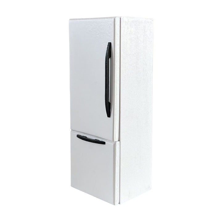 *FLAWED* Refrigerator | White with Black Hardware