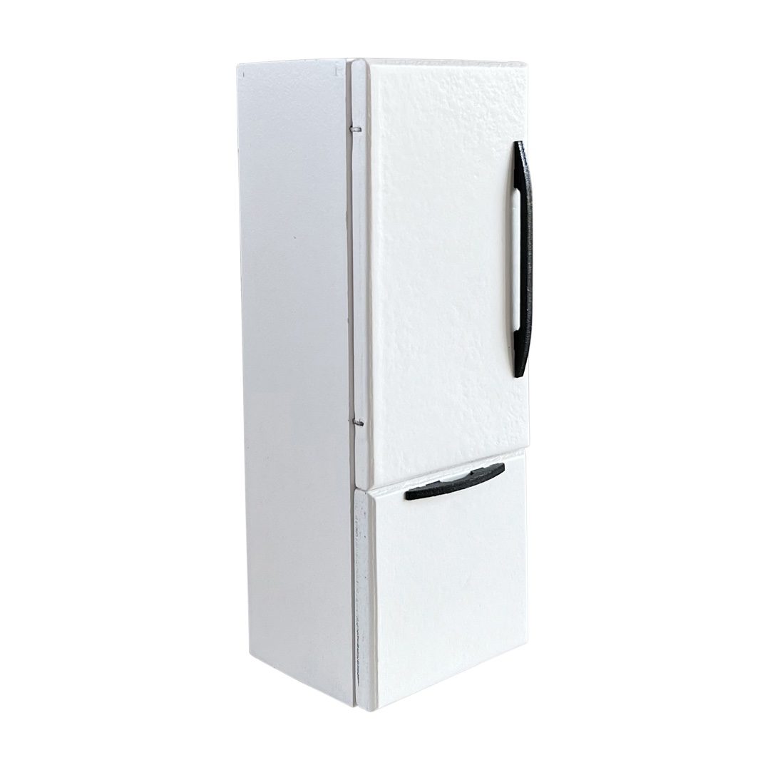 Refrigerator | White with Black Hardware