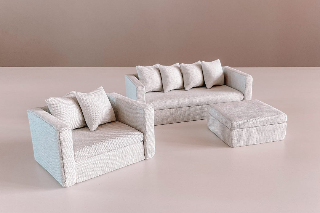 Modern Sofa Set | Gray