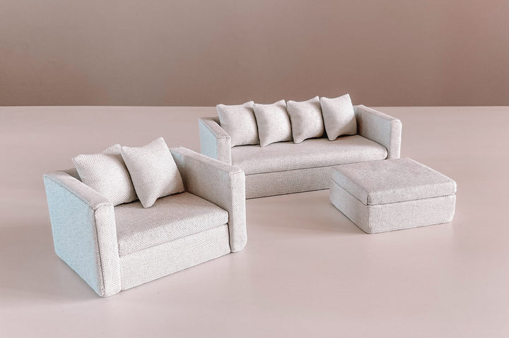 Modern Sofa Set | Gray