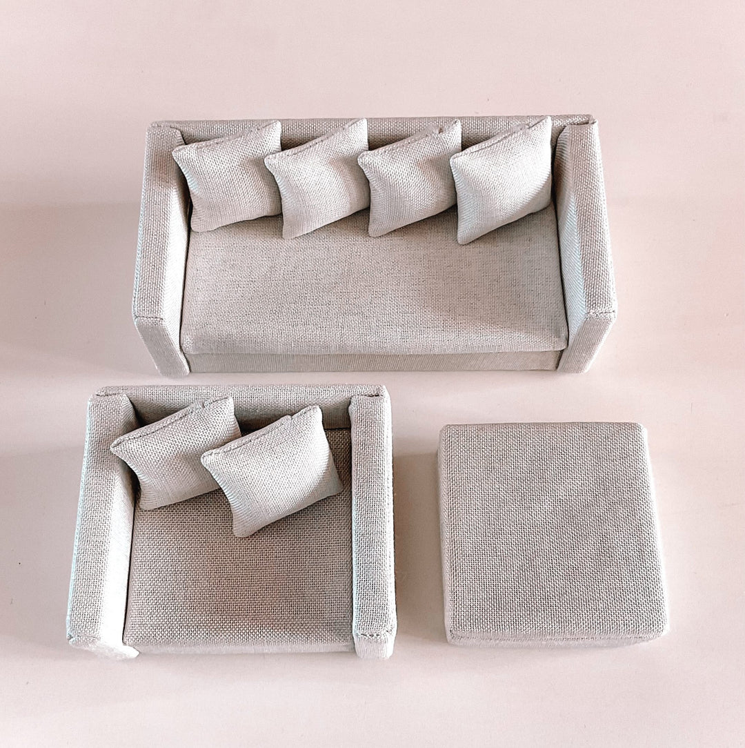 Modern Sofa Set | Gray
