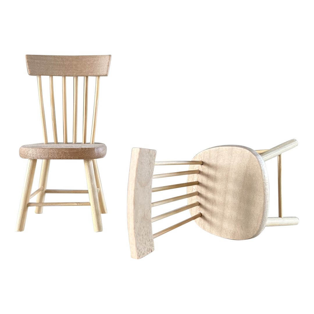*FLAWED* Classic Dining Chair | Natural Wood