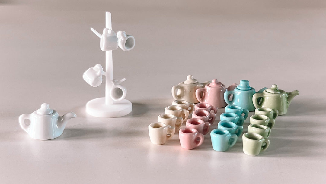 Tea Set + Mug Holder | Various Colors