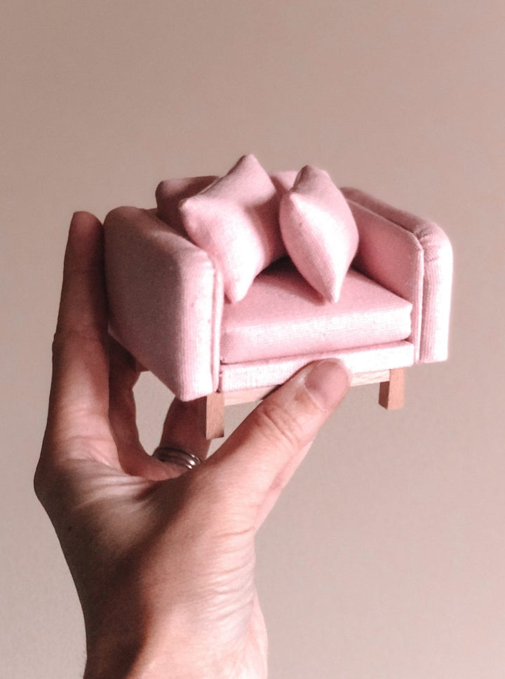 Pretty in Pink Accent Chair