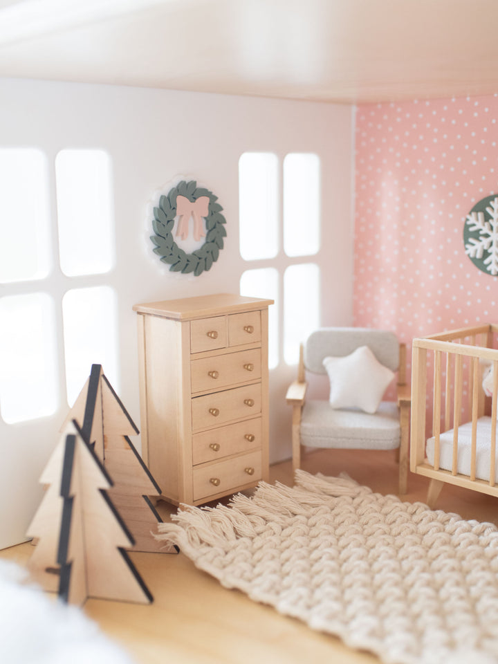 Acrylic Christmas Holiday Wreath | Fern & Blush