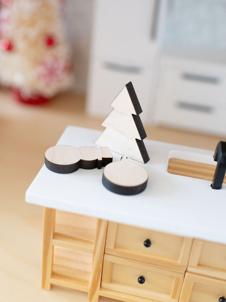 Holiday Cutting & Charcuterie Boards | Natural Wood | Set of 3