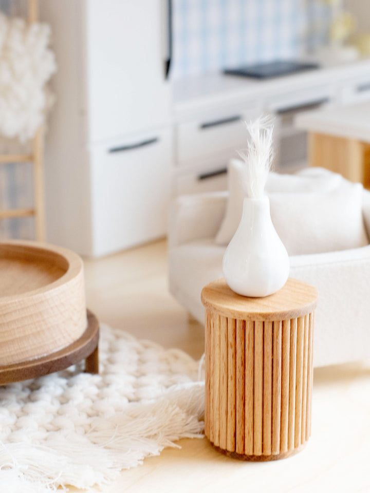 Fluted End Table