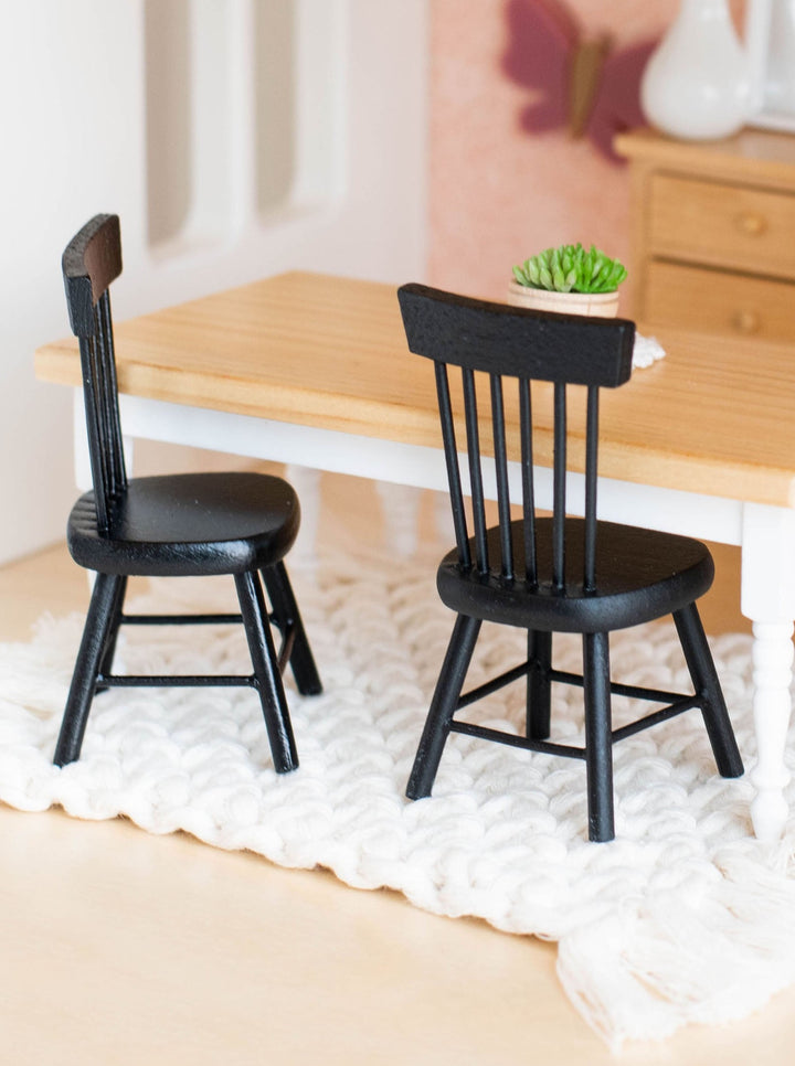 Classic Windsor Dining Chair | Black