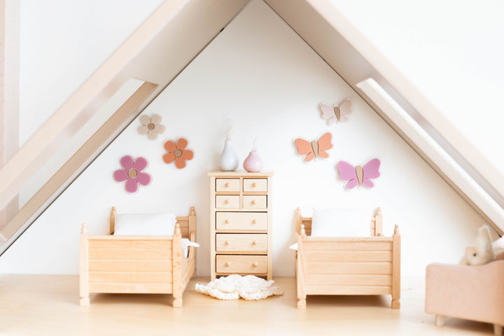 Edin Convertible Twin Bunk Beds | Natural Wood