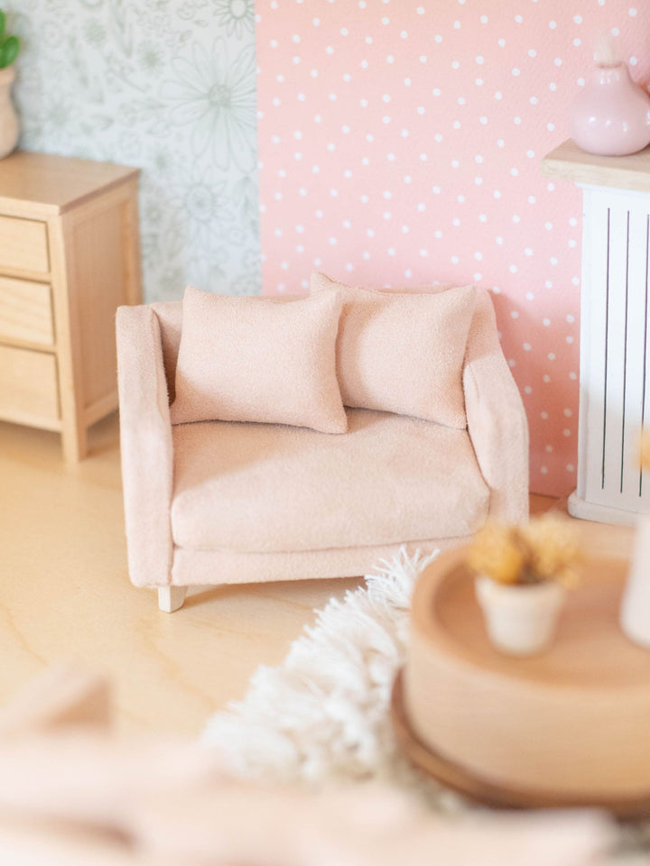 PREORDER Adelaide Scoop Arm Accent Chair | Barely Blush