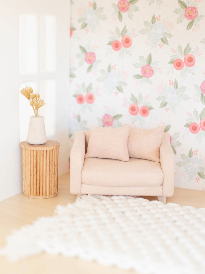 PREORDER Adelaide Scoop Arm Accent Chair | Barely Blush