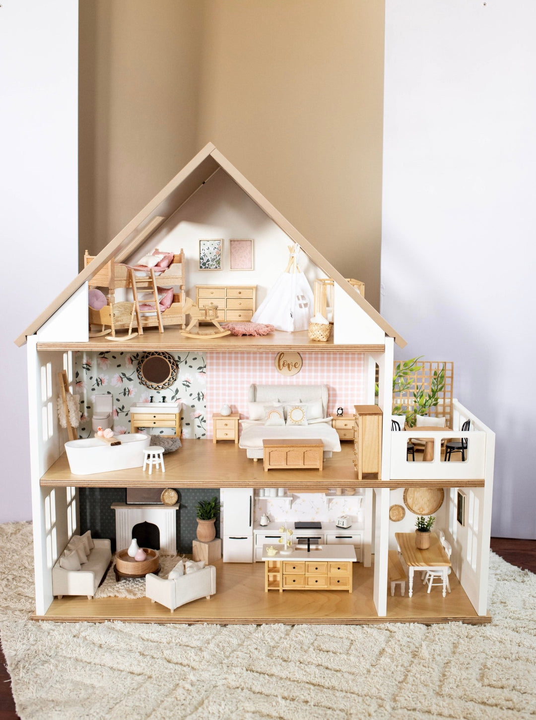 Dollhouse Interior Models 1/25 3D Architectural Interior Model