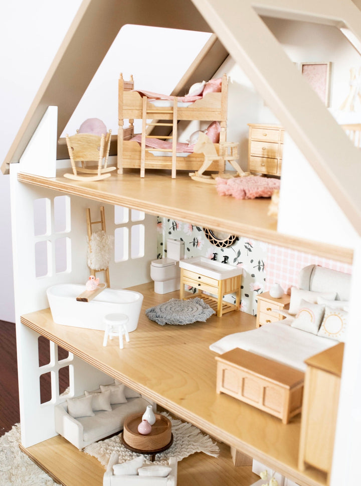Oak Street Dollhouse | Furnished