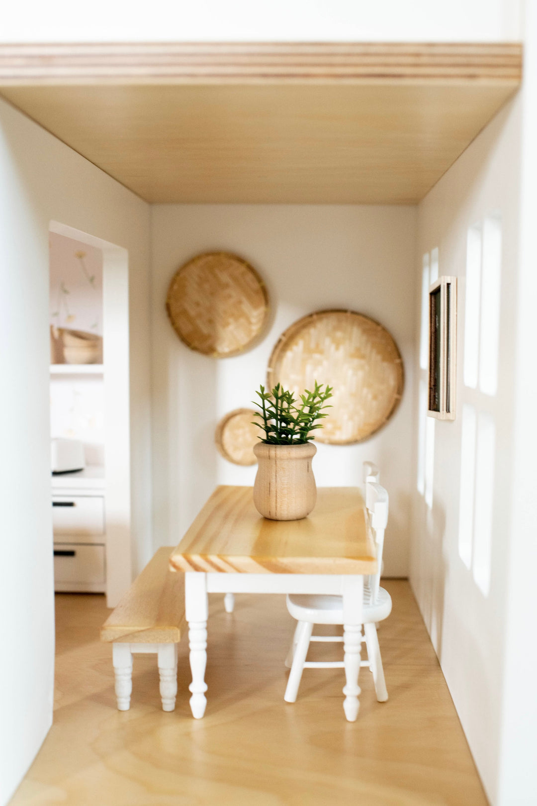Oak Street Dollhouse | Furnished