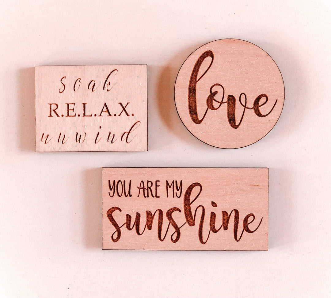 Engraved Decorative Sign | Two Styles