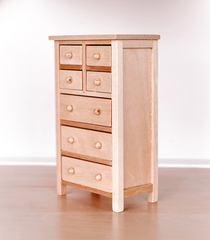 Tall Dresser | Wood Knobs