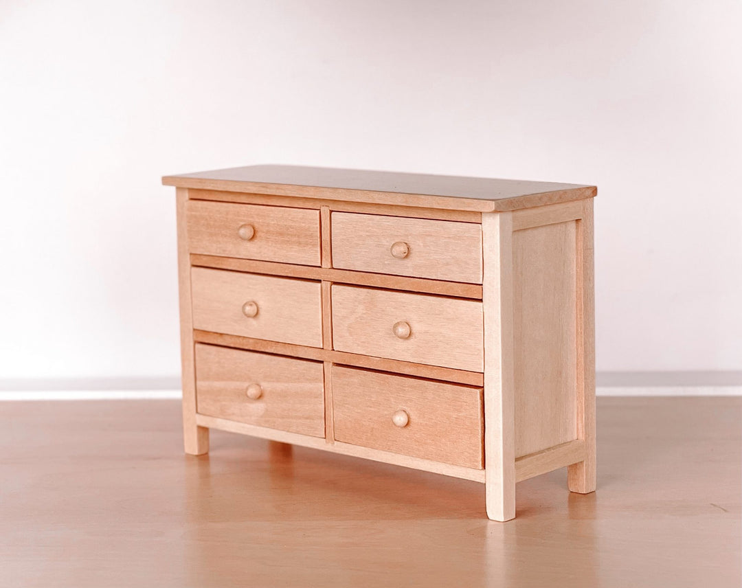 Wide Dresser | Wood Knobs