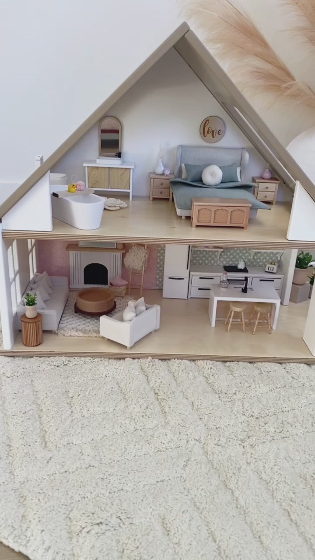 Cozy Cottage Dollhouse | Furnished